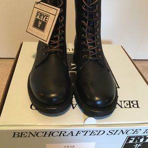 FRYE MEN'S RAND LACEUP LEATHER BOOT SZ 8 M NIB